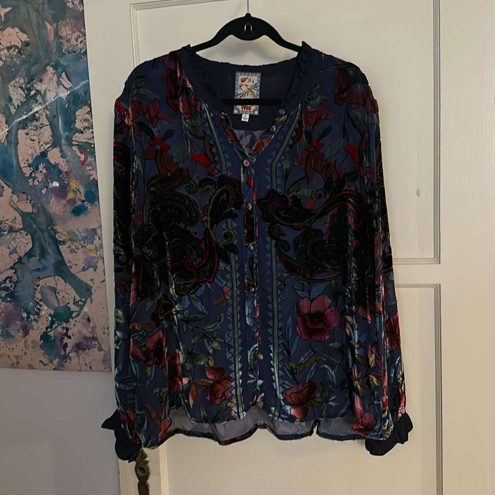 Johnny was XL fuzzy, long sleeve shirt